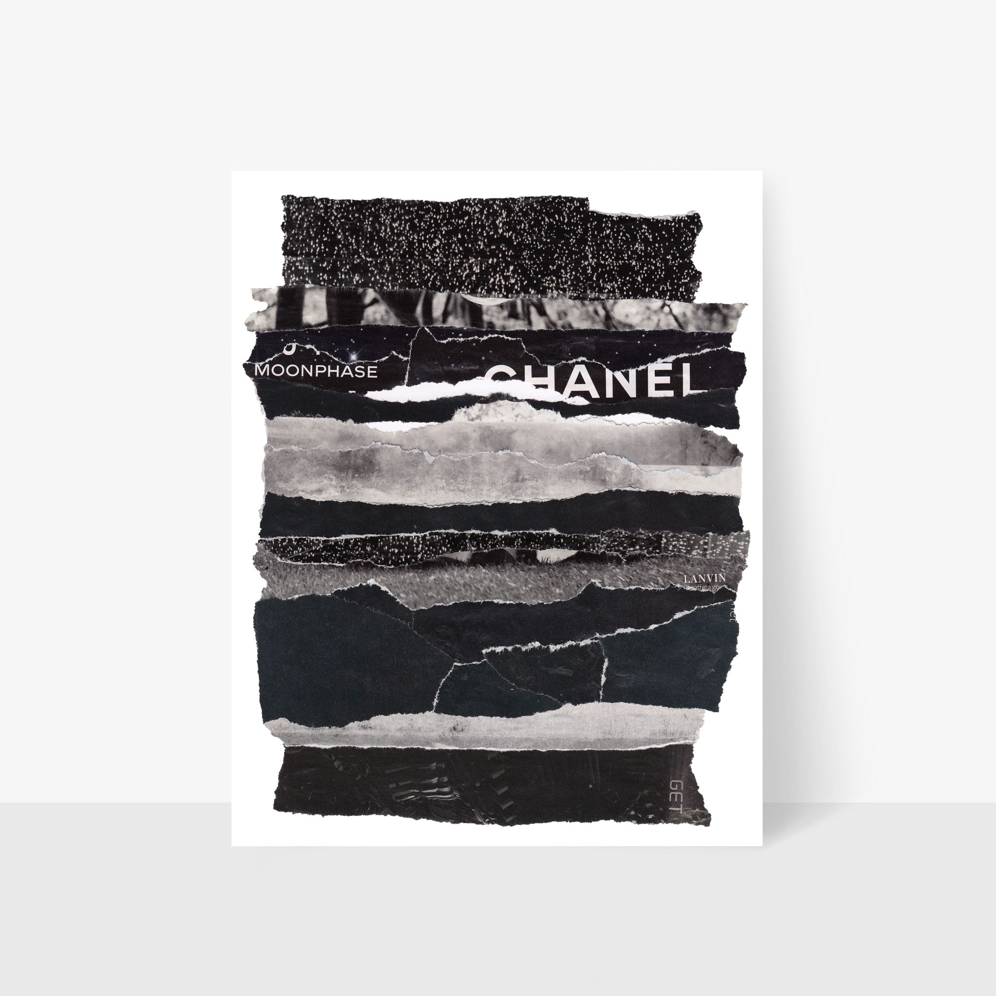 'Chanel' Collage Art Print