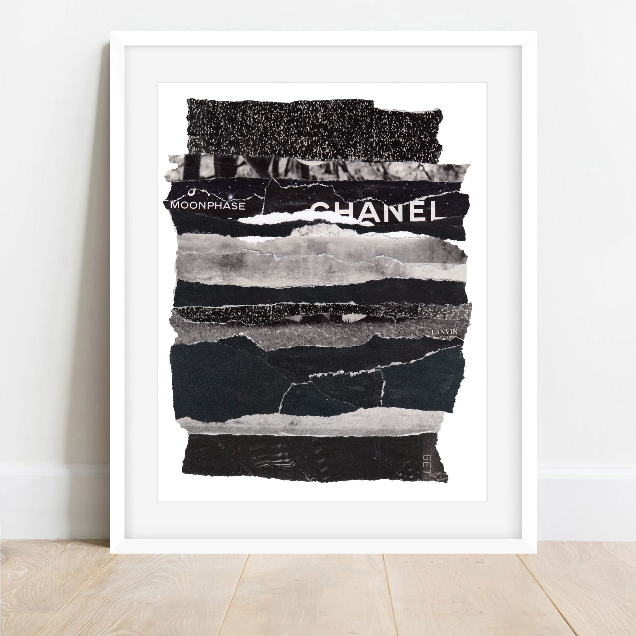'Chanel' Collage Art Print