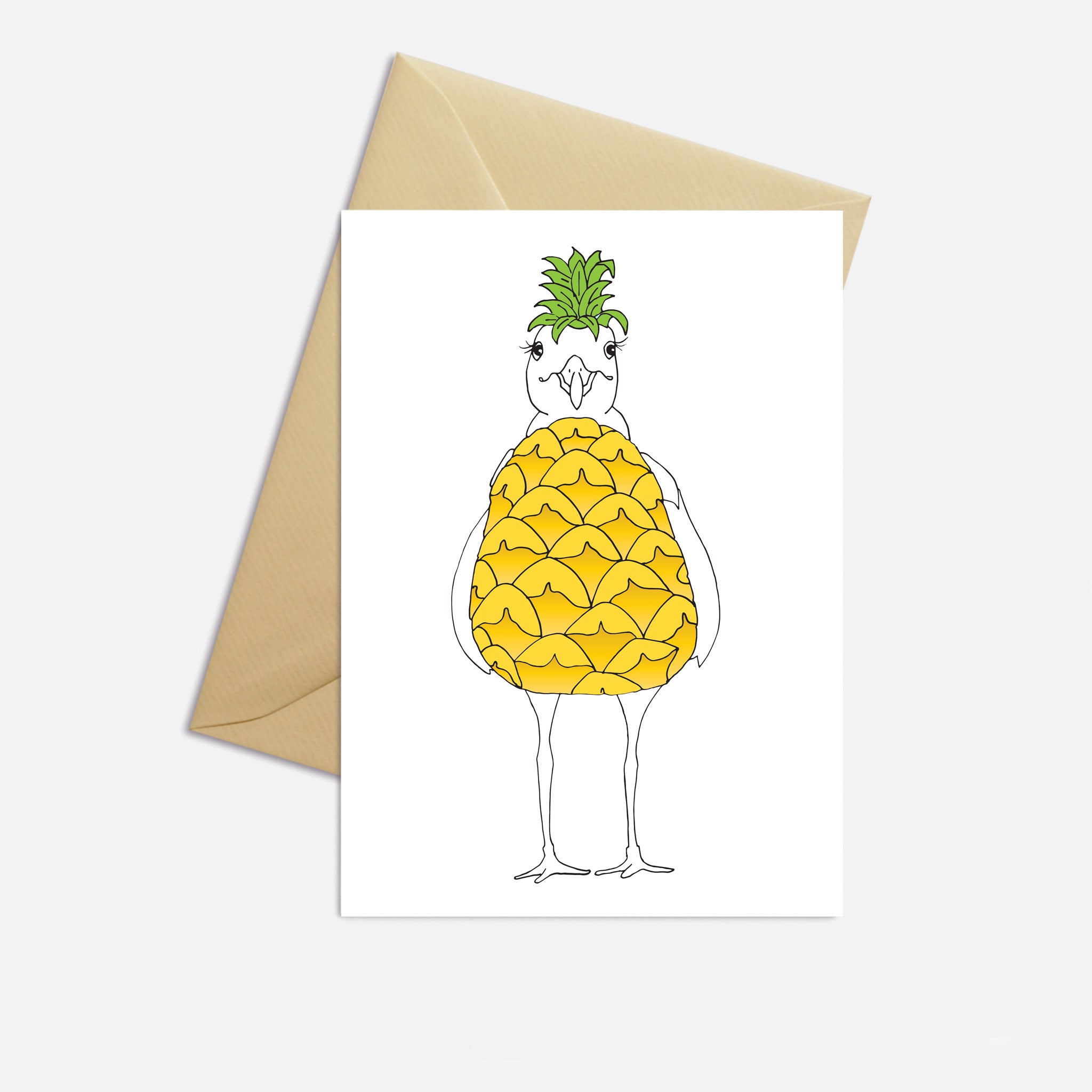 Pineapple Harriet Greeting Card