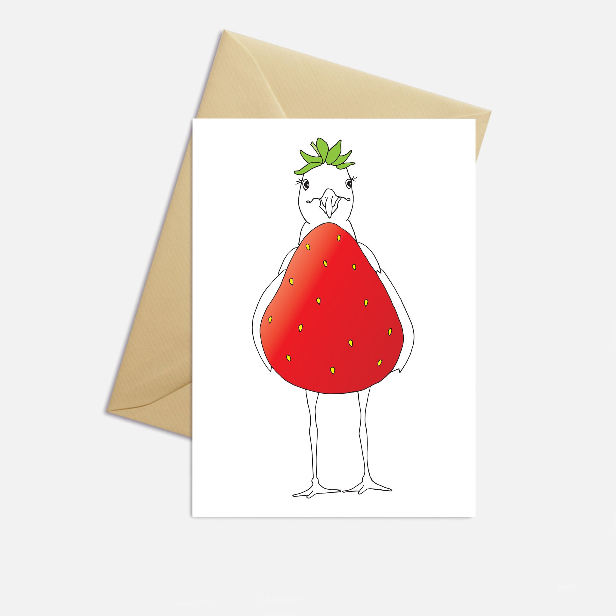 Strawberry Harriet Greeting Card