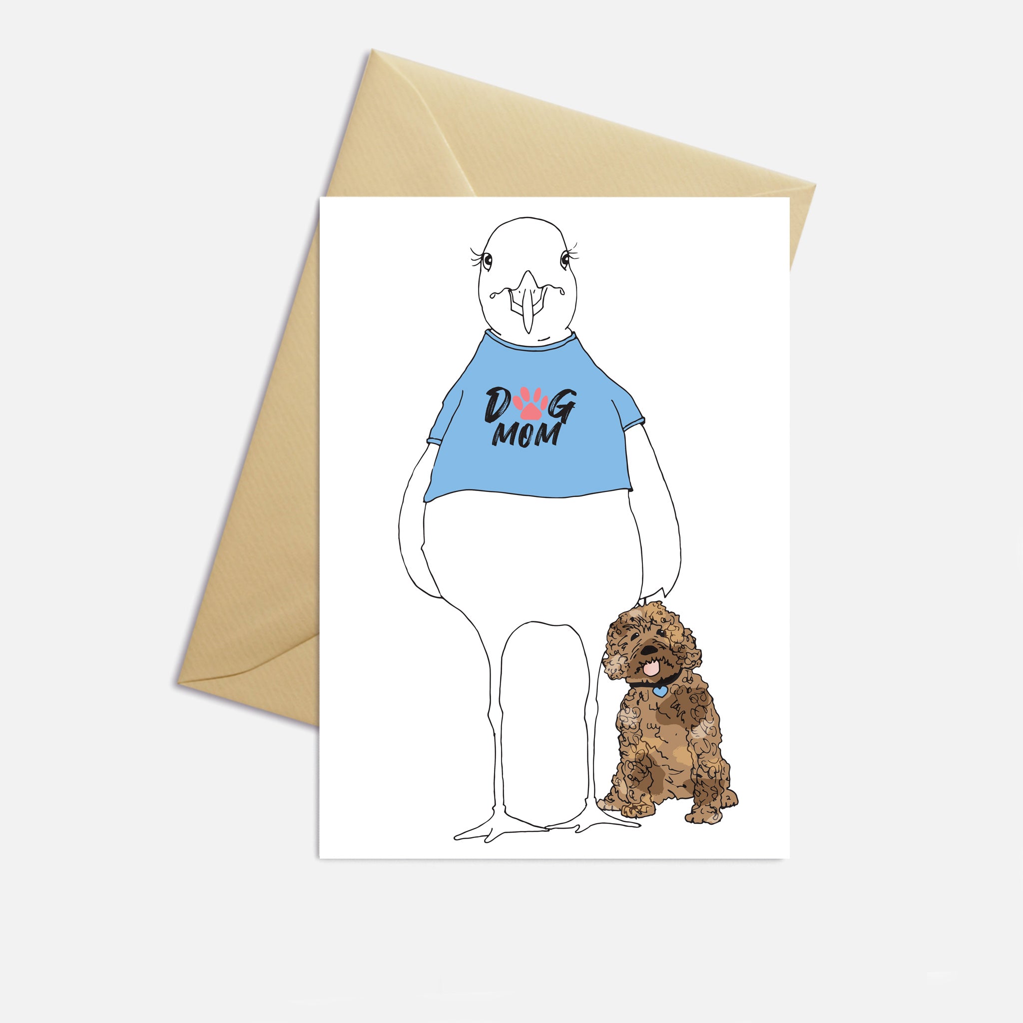 Harriet's Dog Mom Greeting Card