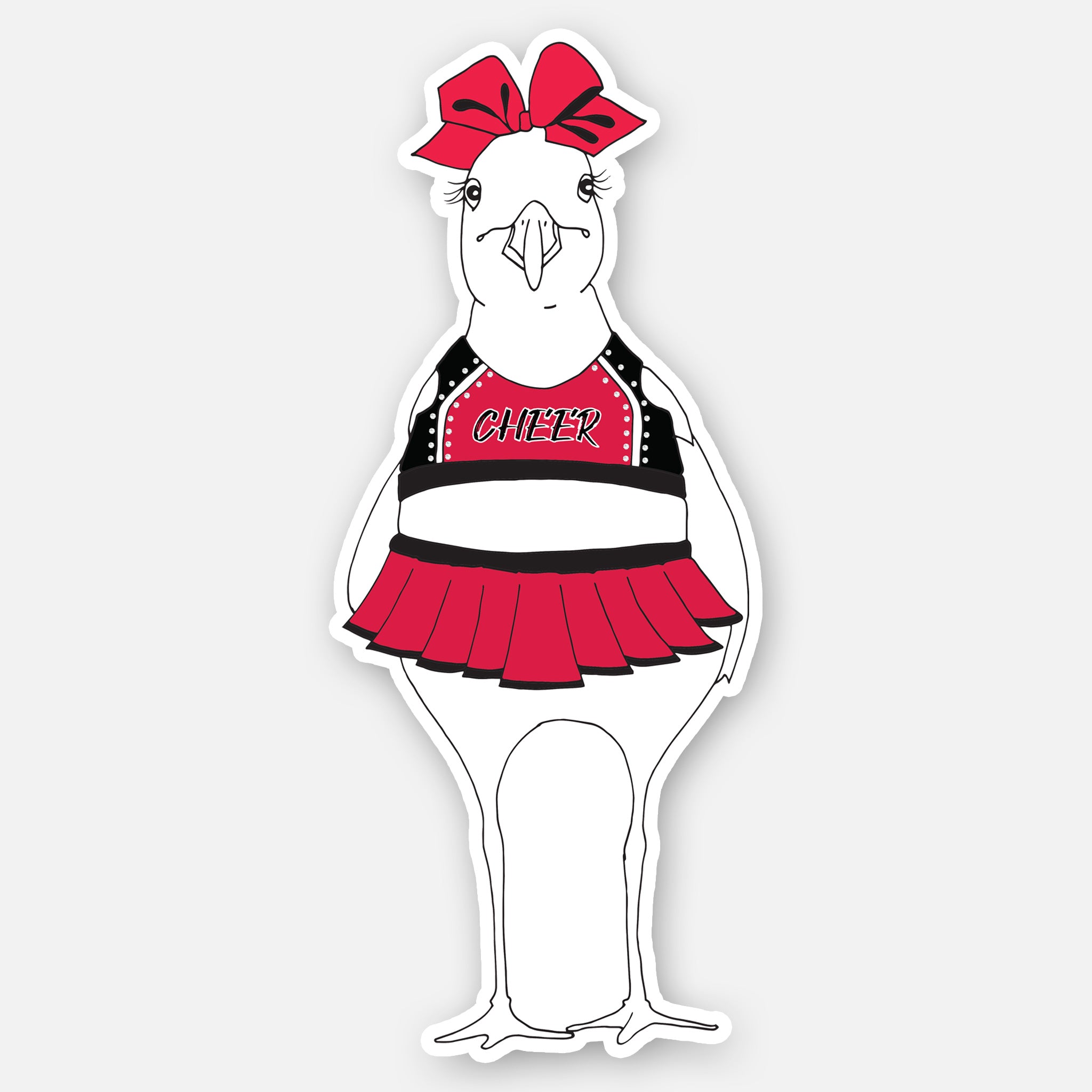 Cheerleader Harriet Sticker